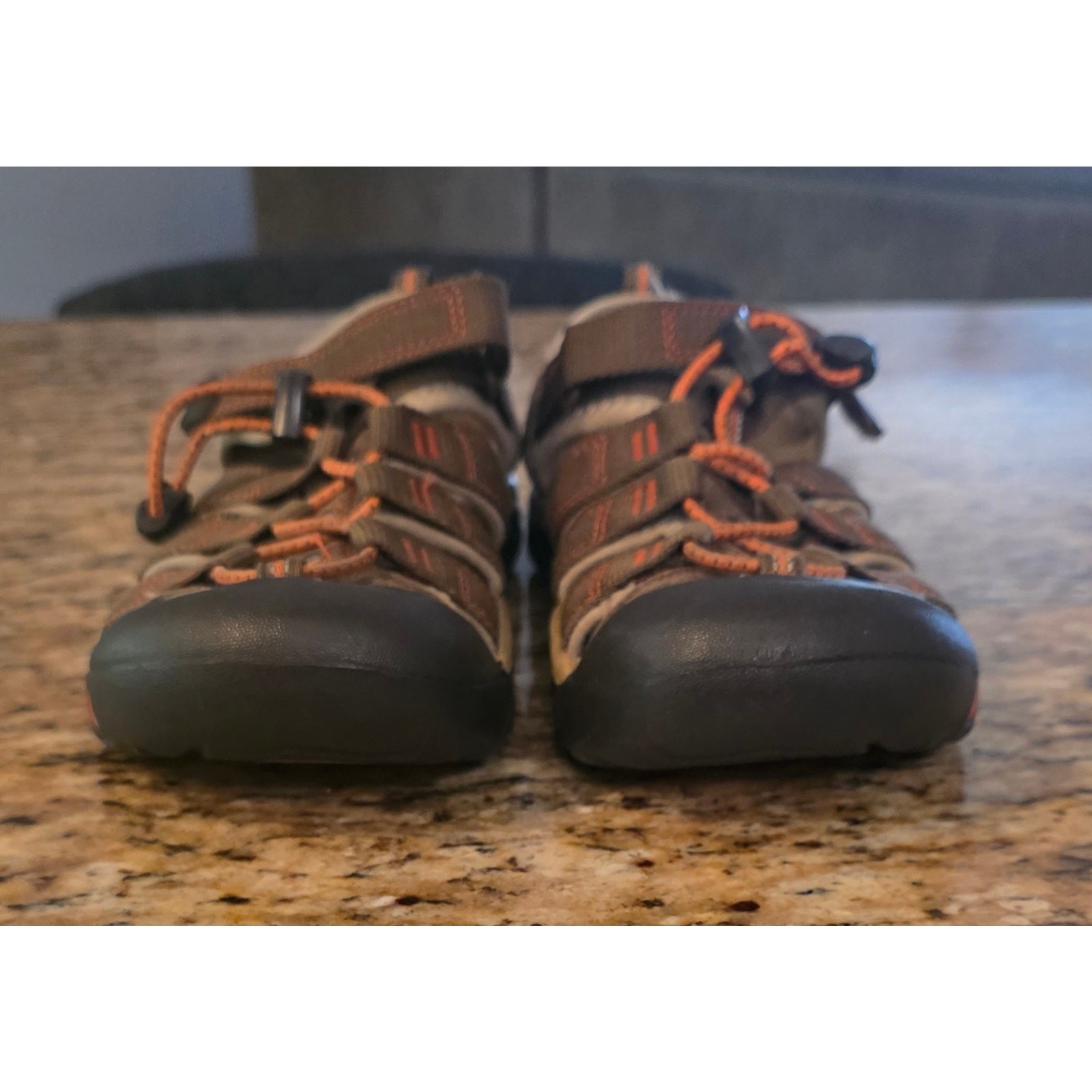 Sandali sportivi KEEN giovani bambini taglia 3 escursionismo outdoor impermeabili marrone arancione