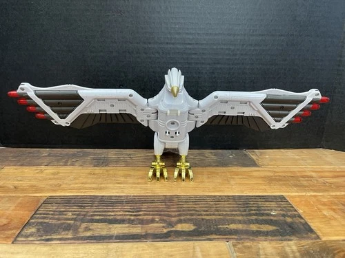 Vintage Mighty Morphin Power Rangers 1995 MMPR White Ranger Falcon Zord Bird