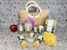 Spa Luxetique Vanilla Bath Gift Set Bubble Lotion Salt Butter Bomb Soap Cream NW