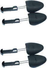 2 Pairs Plastic Shoe Trees for Women Black 