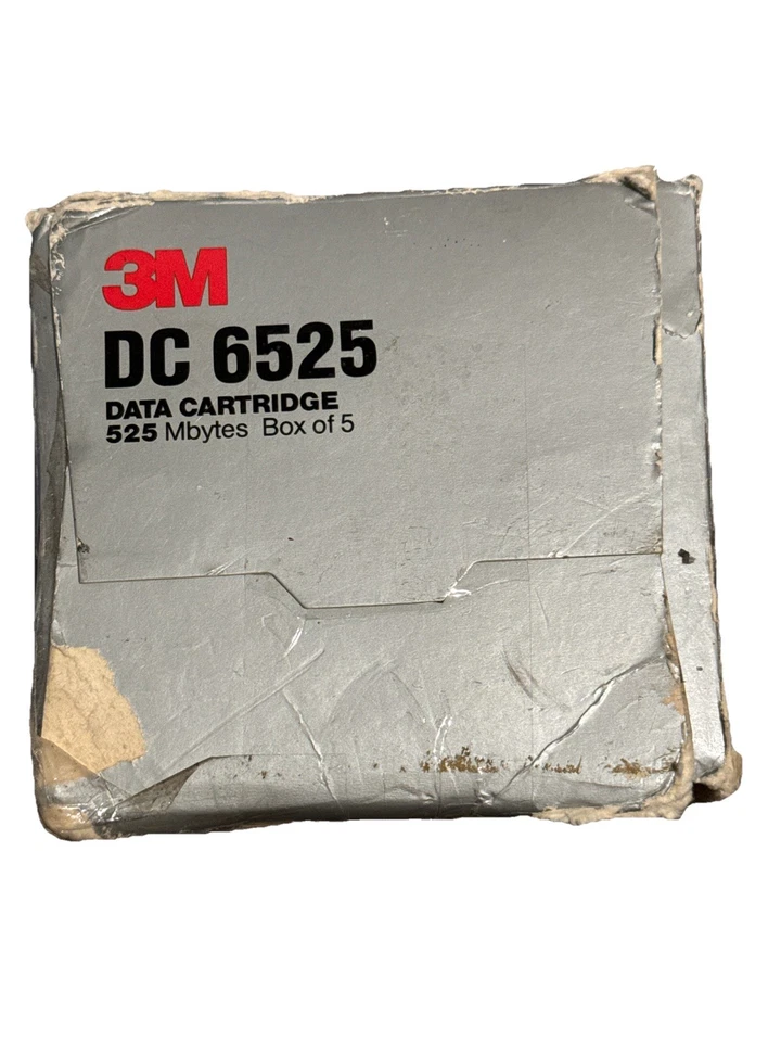 5 X 3M DC6525 Vintage Data Cartridge Tape - 525MB - New Sealed - Image 2 of 3