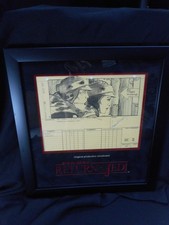 Star Wars ROTJ Original Production Storyboard Autographed Endor Bike Scene COA