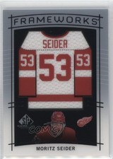 2024-25 Upper Deck SP Game Used Frameworks Moritz Seider #F-MS 1s7i