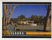 SHOWBOAT AVOCA MURRAY RIVER MILDURA VICTORIA  ASM POSTCARD