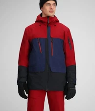 NEW! Obermeyer Cirque Ski Snowboard Jacket Men's Size Small Rustic Red MSRP $349