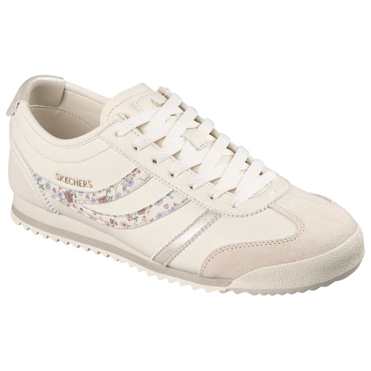 Skechers Topnotch Floral White Sneaker - Size 8.5W - New | eBay