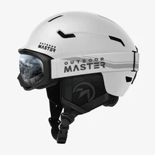 OutdoorMaster Ski Helmet & Goggles Set Adult Snowboard Helmet Men Women Youth S
