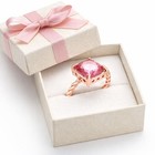 GENUINE 3.40 Cts PINK SAPPHIRE ROPE RING SOLID 10K ROSE GOLD - Free Appraisal — photo 8