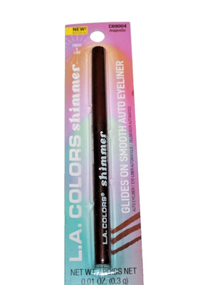L.A. Colors Shimmer Glides On Smooth Auto Eyeliner C69004 Majestic In Box