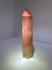 natural mookaite jasper tower point druzy