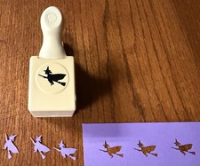 Martha Stewart WITCH On Broom Halloween Witches Punches Paper Punch Works
