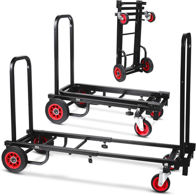 Heavy-Duty 8-in-1 Folding Dolly Cart - 200 LBS Capacity, Adjustable Size