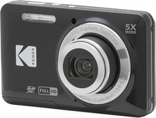 Kodak PIXPRO FZ55-BK 16MP CMOS Sensor Digital Camera 5X Optical Zoom 28mm Wide A