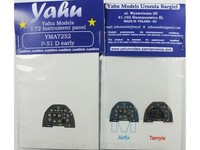 Yahu YMA7252 P-51 D Early 1/72 Instrument Panel