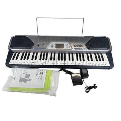 Casio CTK-491 100 Song Bank Electronic Keyboard Piano Works | eBay