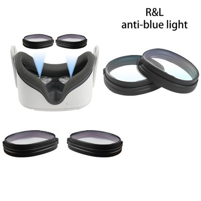 Für Meta Quest 2 VR Glasses Myopie Linsen Brille -1.0D--6.5D Anti-Blau Licht Kit