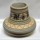 Brush McCoy Zuni art 1924 Art Pottery Native American Design Vase No Reserve