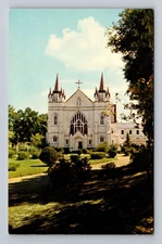 Mobile AL- Alabama Spring Hill College Chapel Vintage Postcard Post