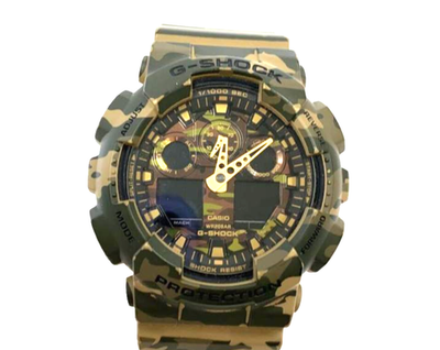 時計 G-SHOCK ANALOG-DIGITAL GA-100CM-5AJF Casio G-Shock Black Digital Analog Watch GA710-1A2