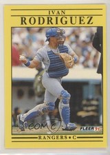 1991 Fleer Update Box Set Ivan Rodriguez #U-62 HOF 1u6