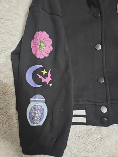 Girls Sally Apothecary Varsity Jacket Nightmare Before Christmas Size S 6/7 NWT - Picture 6 of 8