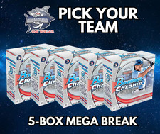 MIAMI MARLINS 2025 Bowman Chrome 5-Box Mega Break #2