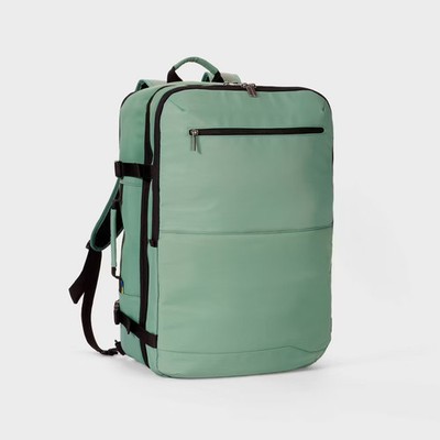 45L Travel 22.25'' Backpack Dark Ivy - Open Story: College Twill Bookbag