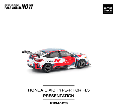 Pop Race Honda Civic Type-R FL5 TCR PRESENTATION 640153 1/64 | eBay