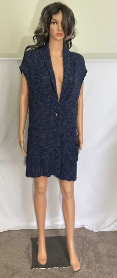 Chico’s Womens One Button Cardigan Sweater Acrylic Blend Size 3 Sz XL - Image 2 of 4