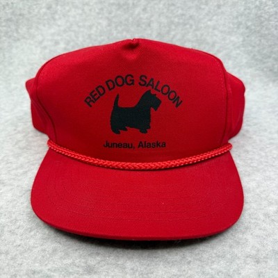 Red Dog Saloon Juneau Alaska Trucker Hat Red OSFM Yupoong