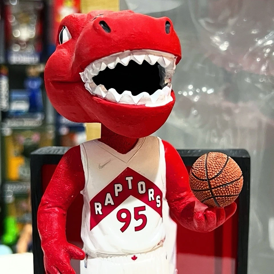 THE RAPTOR Toronto Raptors "Jersey Enmarcado" Exclusivo Mascota NBA Bobblehead Foto 3 de 4