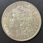1898-S Morgan Dollar US $1 Coin 90% Silver XF/AU