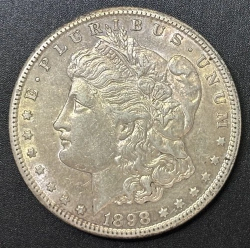 1898-S Morgan Dollar US $1 Coin 90% Silver XF/AU