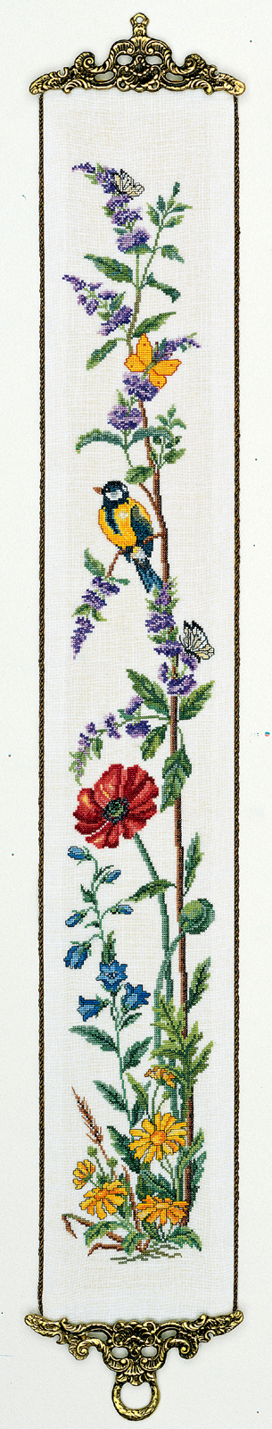 Broderie Eva Rosenstand 13-264 kit de point de croix compté Summer motif été coloré 30x40 cm