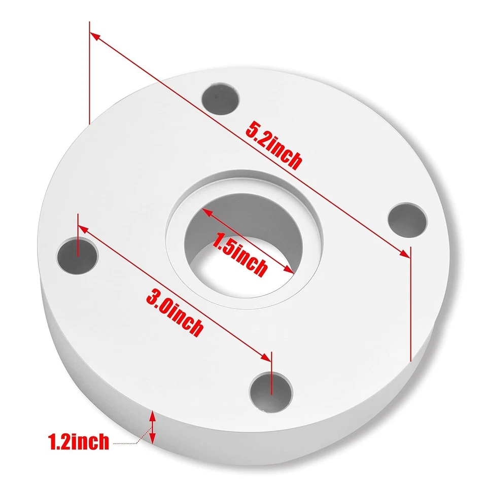 Espaciador de línea de transmisión trasero del eje de transmisión | 90-4107B | Ford F150 1997 - 2020 con 6" + elevación Foto 2 de 4