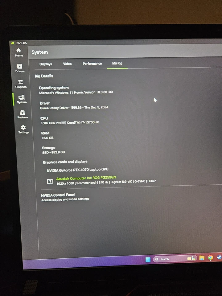 MSI Raider GE78HX QHD+ 240Hz Gaming Laptop i7-13700HX 16GB 1TB RTX 4070 8GB - Image 4 of 4