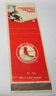 Matches Matchbook Cover St. Louis Cardinals 1970 Home Schedule MLB Baseball — photo 1