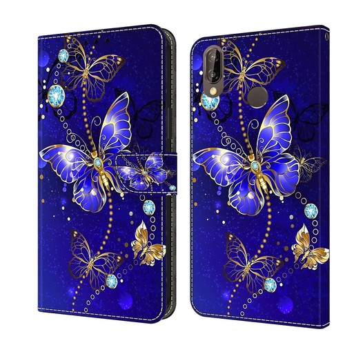 Painted Flip Card Wallet Stand Phone Case For Huawei Y5 Y6 Y7 2018 Honor 7A 8A - Picture 32 of 32