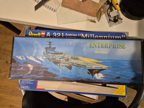 Enterprise 1/800 Maßstab USA Flugzeugträger CVN-65 Modellbausatz OVP