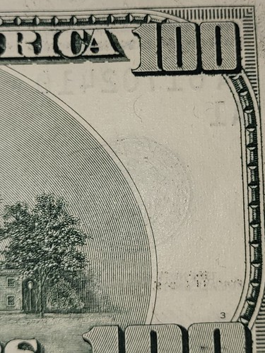☆Lightly Circulated Star $100 BILL RARE NOTE Hundred w/print through ink errors - Picture 10 of 21