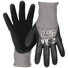 Klein Tools 60838 Winter Knit Dipped Gloves, Cut Level A4, Touchscreen, Medium