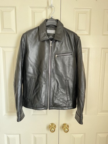 Men’s Michael Kors Genuine Leather Jacket- Small
