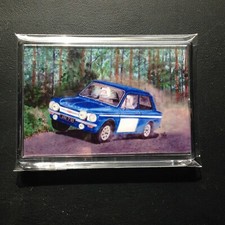Hillman Imp, Rosemary Smyth, plastic fridge magnet 