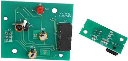 W10898445 Refrigerator Ice Level Control Emitter and Receiver LED Light Board Co - Picture 4 of 12