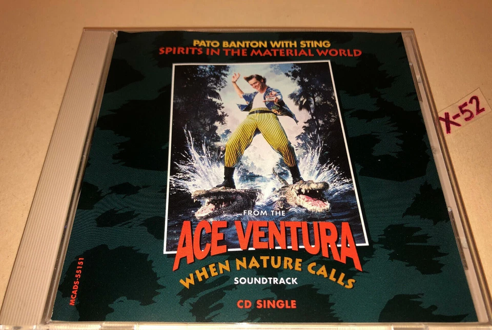 Sting with Pato Banton CD Ace Ventura 2 movie single Spirits in Material World  Foto 3 de 4