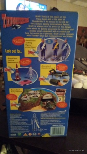1999 THUNDERBIRDS 12IN. SCOTT TRACY TALKING FIGURE CARLTON TOYS - Picture 4 of 5