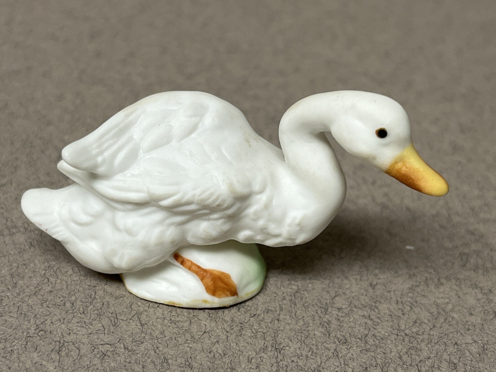 12-Vintage MINIATURE Porcelain/Ceramic Animals-Cow,Pigs,Dogs,Rabbit,Hen,Duck,Etc