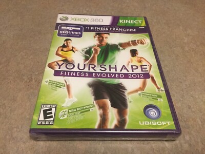 Your Shape Fitness Evolved 2012 Xbox 360 Kinect Game  FACTORY SEALED 