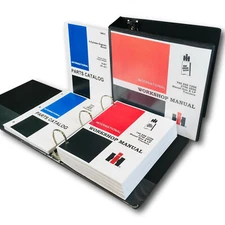 Farmall International 856 Diesel Tractor Service Parts Manual Set Shop Book D407