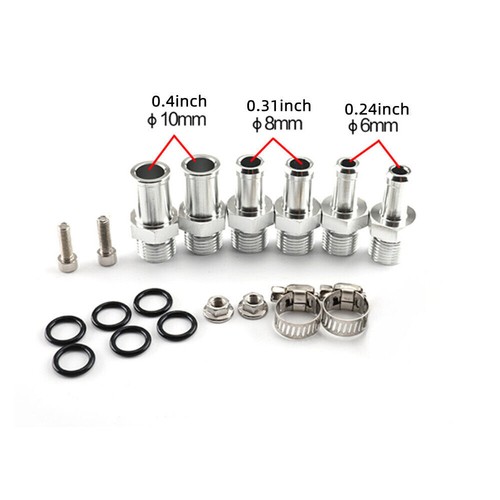 300ML Car Red Oil Catch Can Polish Baffled Reservoir Tank W/ Breather Filter Kit - Picture 15 of 18